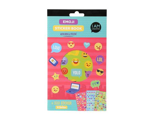 I am Creative Stickerbuch Emojis 6 Seiten