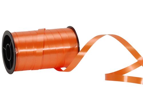 Spyk Geschenkband Poly glatt orange, Breite: 7 mm, Lnge: 20 m