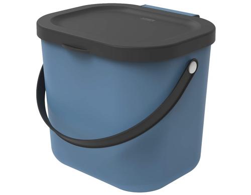 Rotho Recyclingbehlter 6L Albula horizon blue, 235x200x208 mm