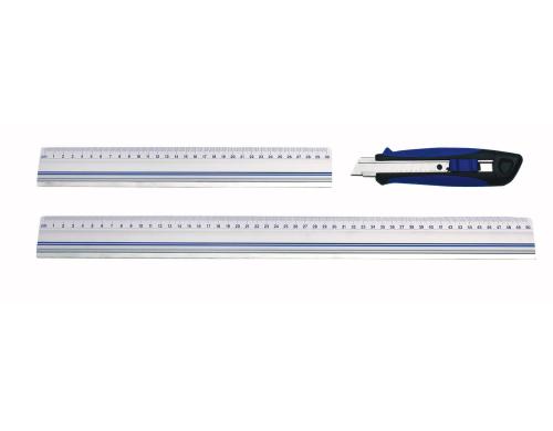 WEDO Aluminium-Schneidelineal 30 cm mit Rutschbremse