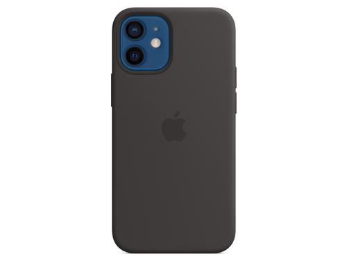 Apple iPhone 12 Mini Silicone Case Mag Bla inkl. MagSafe, Black