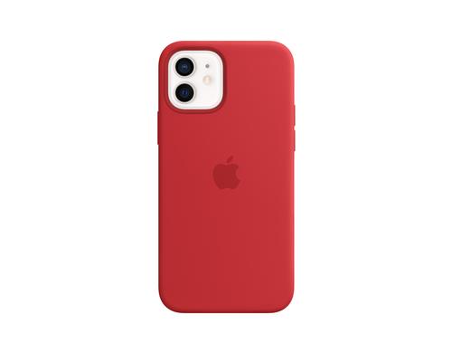 Apple iPhone 12/12 P Silicone Case Mag Red inkl. MagSafe, PRODUCT RED