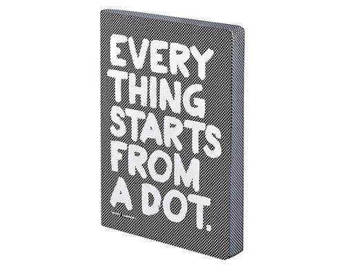 nuuna Notizbuch, GRAPHIC L EVERYTHING STARTS FROM A DOT