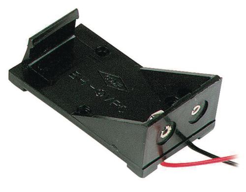 Velleman BH9V Batteriehalter 1x 9V Block mit Lötanschlusskabel
