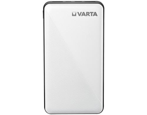 VARTA Portable Powerbank Energy 15000 mAh Mit LED-Anzeige, 3x USB, 1x Micro USB