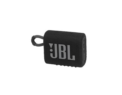 JBL Go 3, Bluetooth Speaker, Schwarz Bluetooth, 5h Akku, Wasserfest