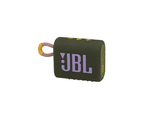 JBL Go 3, Bluetooth Speaker, Grn Bluetooth, 5h Akku, Wasserfest