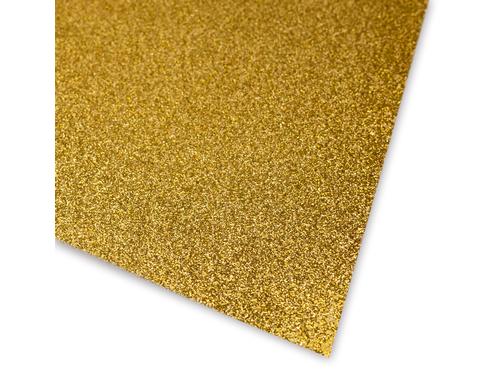 Ursus Glitterkarton A4 Gold 10 Blatt  300g/m2, A4