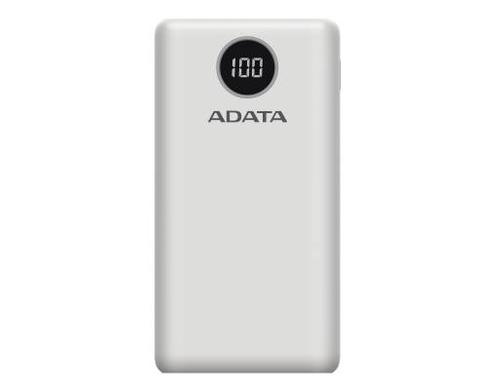 Adata PowerPack P20000QCD White 20000mAh, 2x USB-A, 2x USB-C Ausgang