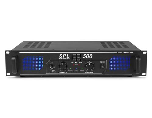 Skytec SPL 500 2-Kanal Endstufe 2x 250W, EQ