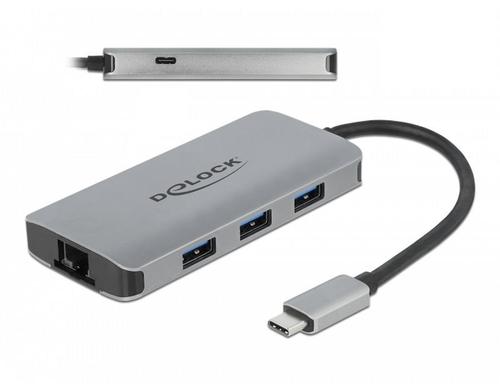 Delock 63252 Dockingstation USB-C USB, LAN, PD, BC1.2