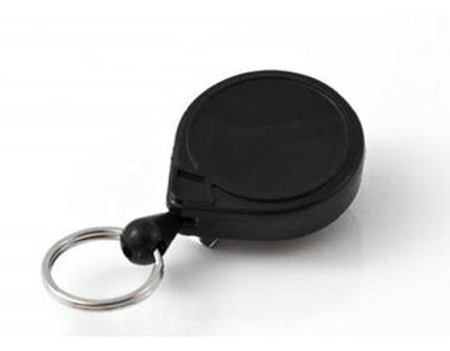 KEY-BAK Ausweishalter mit Grtelclip mini 90cm Schnur, schwarz, 1 Stck