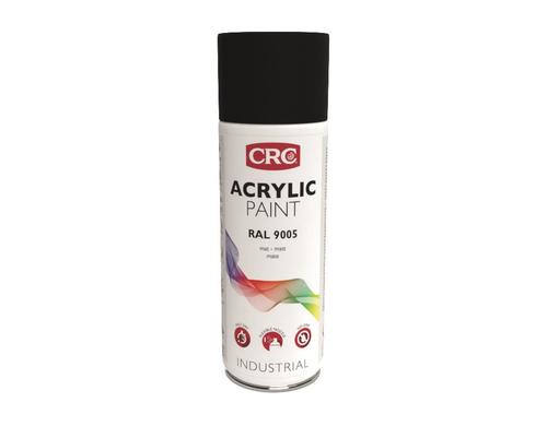 CRC ACRYLIC PAINT 9005 Tiefschwarz Matt Farb-Schutzlack, matt Spray 400 ml