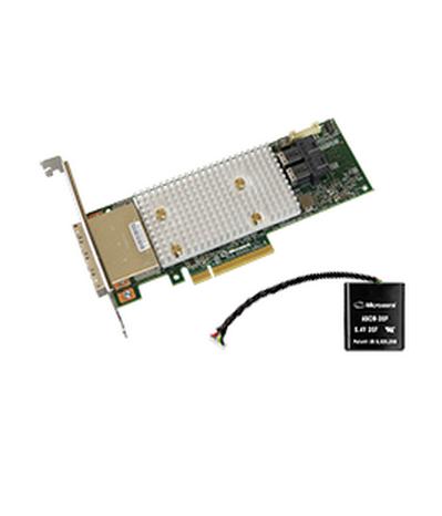 Adaptec SmartRAID 3154-8i16e. PCI-Ex8 Kontr 24 Port SAS3 RAID, 4 xSFF-8643 , 2x8644