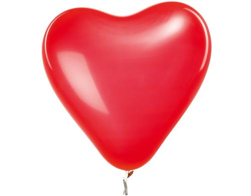 Rico Design Ballone Herz rot, 30 cm Durchmesser, 12 Stck