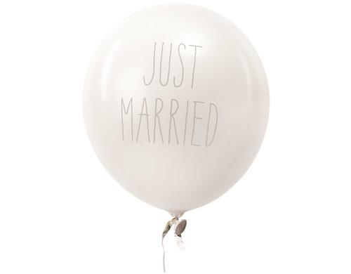 Rico Design Ballone  Just Married 30 cm, 12 Stck