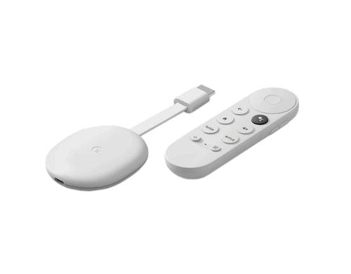 Google Chromecast 4  mit Google TV weiss, Streaming Stick, EU-VERSION