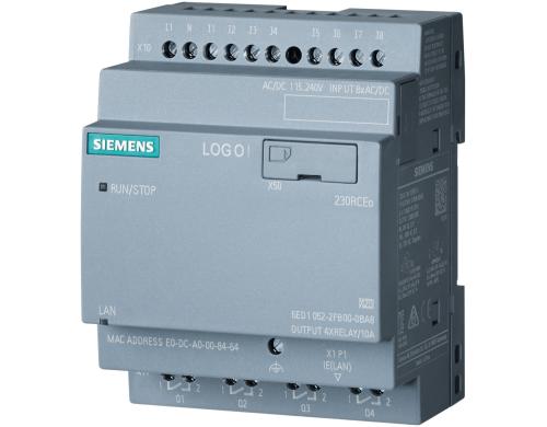 Siemens LOGO! 8.3 Grundgert 230RCEO 115/230V AC/DC, 8 Eing., 4 Ausg.