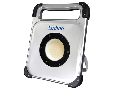 Ledino LED-Akkustrahler 30W Veddel 30, 2,2 Ah, silber