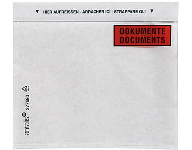 Antalis Dokumententaschen C6 Dokumente transparent, 1000 Stck
