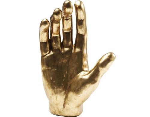 Kare Hand Mano, Gold 35 x 23 x 12 cm (HxBxT), Polyresin