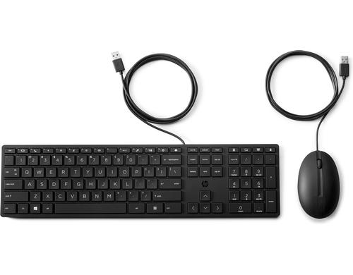 HP Wired Desktop 320MK Keyboard & Mouse Set USB-A Anschluss, Kabel,CH-Layout