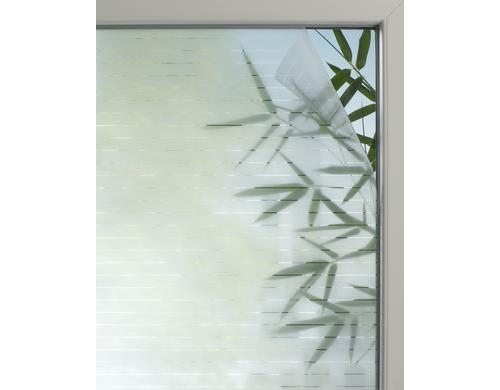 Gardinia Fensterfolie Line 25, 45x150 cm semitransparent, 100% PVC, statisch haftend