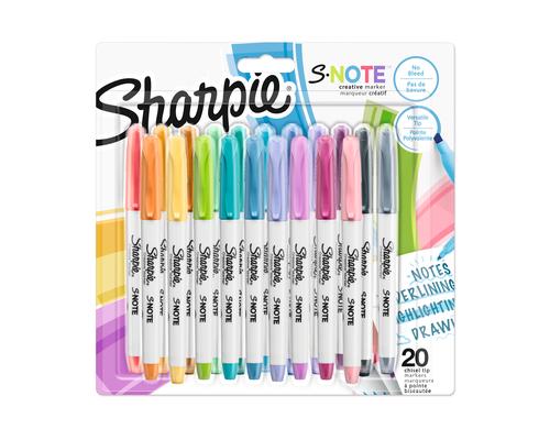 Sharpie S-Note Creative Marker 1-5mm, 20er Pack