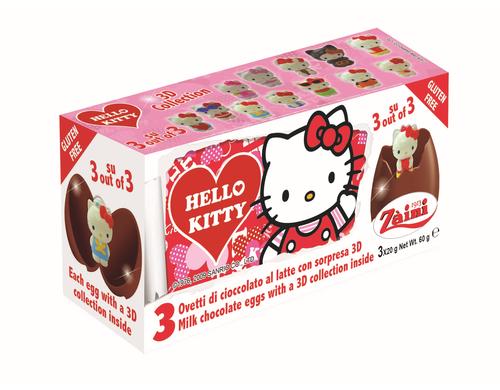 Schokoeier Hello Kitty 3x20g