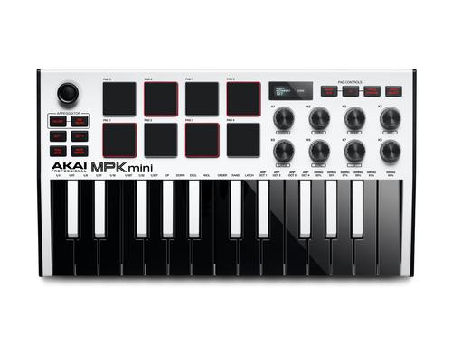 AKAI MPK Mini MK3 White 25-Tasten Controllerkeyboard