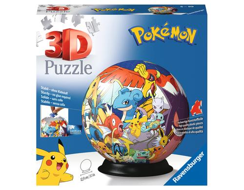 Puzzle 3D Ball Pokemon 72 Teile, Alter: 6-99