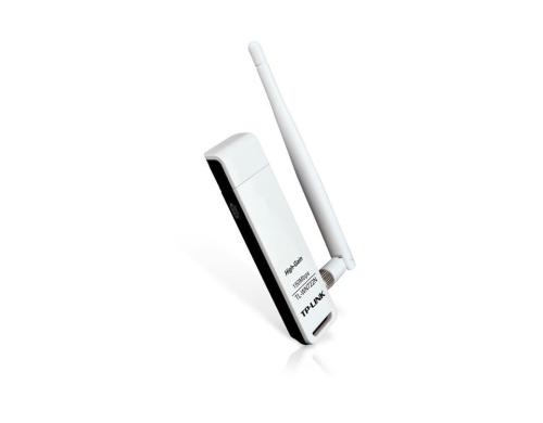 TP-Link TL-WN722N V3: WLAN-N USB-Adapter 150Mbps, WEP/WPA/WPA2, 1T1R, ext. Antenne