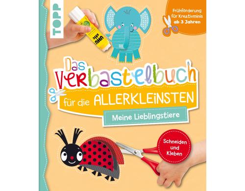 Topp Buch zum Verbasteln, Schneiden/Kleben Meine Lieblingstiere, ab 3 Jahren