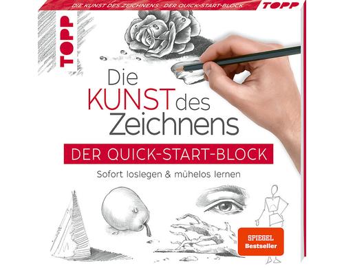 Topp Buch die Kunst des Zeichnens Quick-Start-Block, 144 Seiten