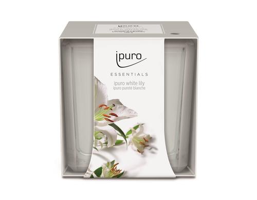 ipuro Duftkerze white lily Essentials, 125gr