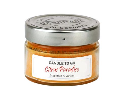 Candle Factory Candle to go Citrus Paradise Brenndauer ca. 20 Stunden