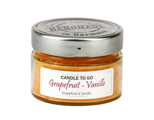 Candle Factory Candle to go Grapefruit- Vanille Brenndauer ca. 20 Stunden