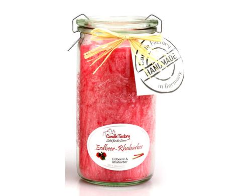 Candle Factory Mini Jumbo Erdbeer-Rhabarer Brenndauer ca. 70 Stunden
