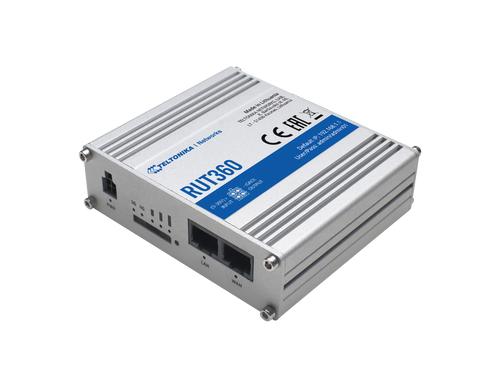 Teltonika LTE WLAN Industrierouter RUT360 Cat.6 LTE/3G/2G, 2x LAN, 2.4Ghz WLAN-N