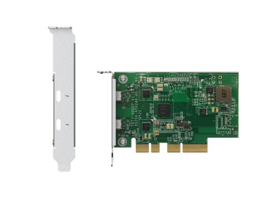 QNAP QXP-T32P Thunderbolt 3 Erweiterungsk. 2x Thunderbolt 3 (USB Typ-C), PCIe Gen3 x 4