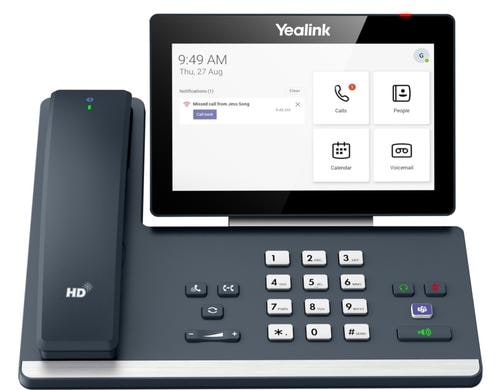 Yealink MP58-WH Microsoft TEAMS Desk Phone Android 9/Bluetooth Wireless HS