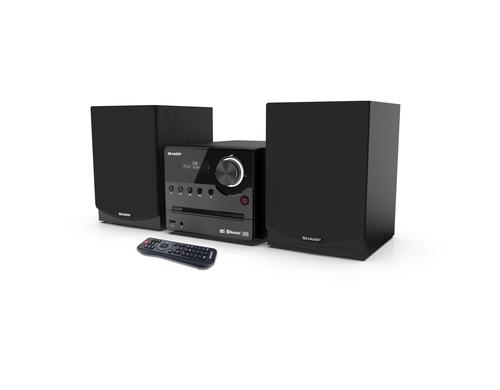 Sharp XL-B517D, Micro Sound System Schwarz, DAB+, Bluetooth, CD, USB, Aux-In