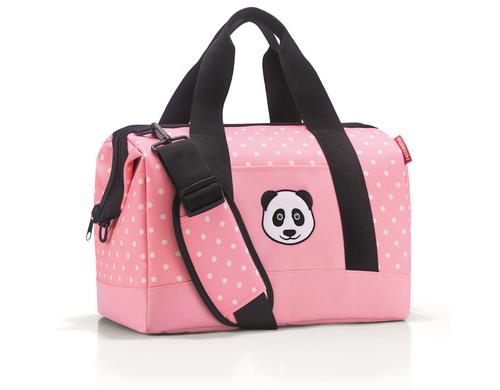 Reisenthel Reisetasche allrounder M kids panda dots pink, 40 x 33.5 x 24 cm