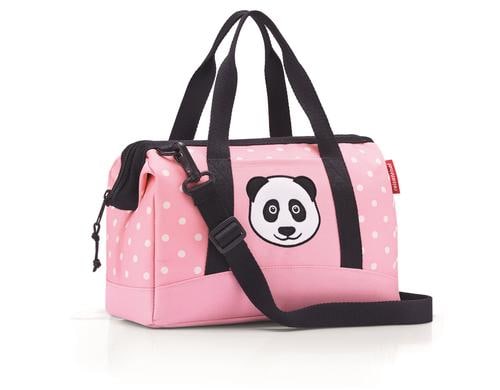 Reisenthel Schultertasche allrounder xs kid panda dots pink, 5 l, 27 x 21 x 12 cm