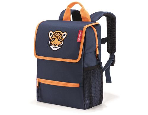 Reisenthel Kinderrucksack backpack kids 5l tiger navy, 21 x 28 x 12 cm