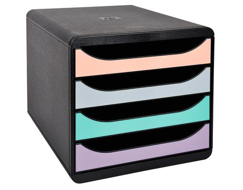 Exacompta Schubladenbox Big-Box Aquarel Farbe: schwarz/glossy aquarel