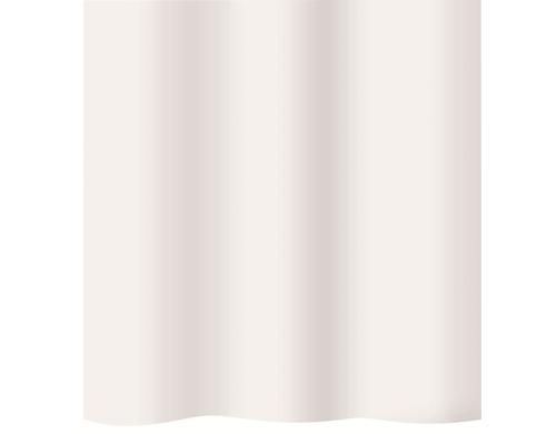 diaqua Basic Duschvorhang, Weiss Textil, 120 x 200 cm