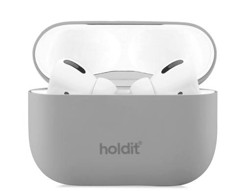 Holdit Silikon Airpods Pro Case Taupe fr Apple Airpods Pro