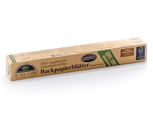 if you care Backpapier Bltter 24 Stck FSC, ungebleicht, kompostierbar