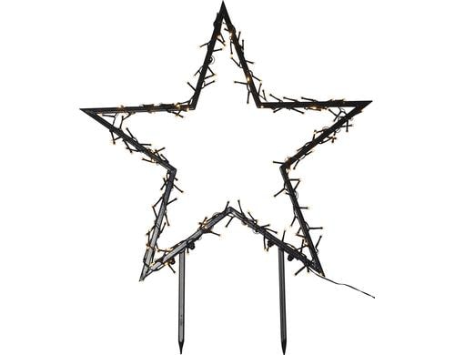 Star Trading Outdoor Dekoration Spiky 2 cm x 73 cm x 60 cm, 140 LEDs, Outdoor